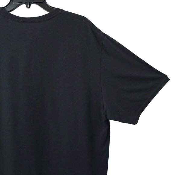 Hunt Hard Graphic T Shirt Mens Size 2XL Retriever Mallard Ducks Flag Tee Black - Picture 15 of 15